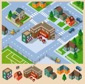 Isometric City #2, 25xEPS