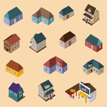 Isometric City #2, 25xEPS