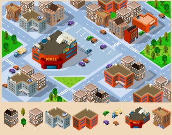 Isometric City #2, 25xEPS