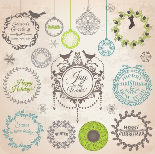 Calligraphic Design Elements for Page Decorations 25xEPS