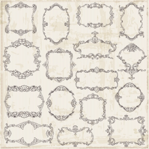 Calligraphic Design Elements for Page Decorations 25xEPS