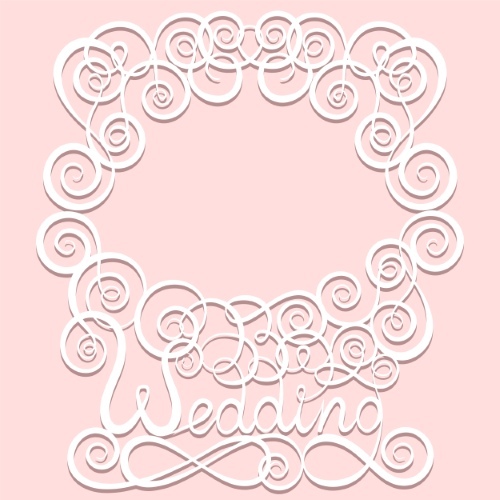 Backgrounds With Patterns For Template Wedding Invitatons 25xEPS