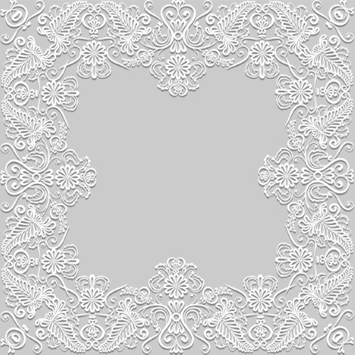 Backgrounds With Patterns For Template Wedding Invitatons 25xEPS