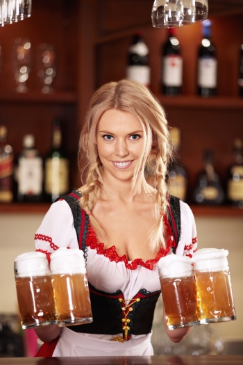 Oktoberfest Peoples on White 25xJPG