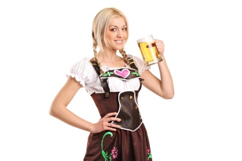 Oktoberfest Peoples on White 25xJPG