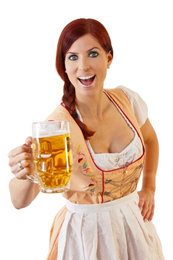 Oktoberfest Peoples on White 25xJPG