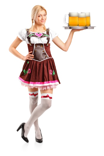 Oktoberfest Peoples on White 25xJPG