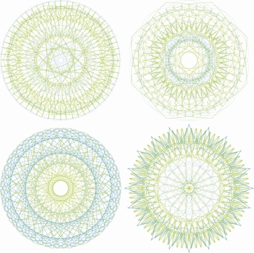 Guilloche 25xEPS Guilloche 25xEPS