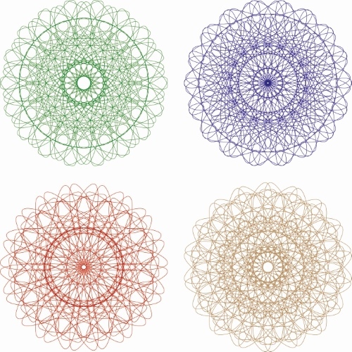 Guilloche 25xEPS Guilloche 25xEPS