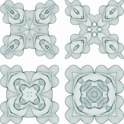 Guilloche 25xEPS Guilloche 25xEPS