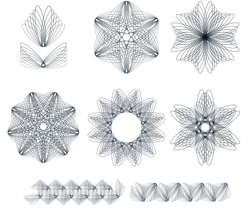 Guilloche 25xEPS Guilloche 25xEPS