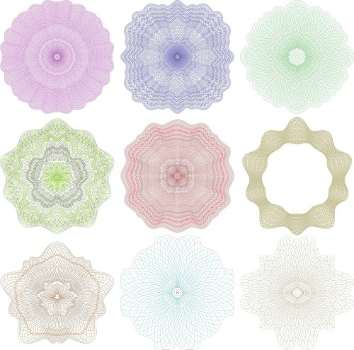 Guilloche 25xEPS Guilloche 25xEPS