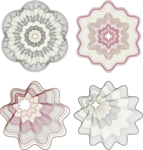 Guilloche 25xEPS Guilloche 25xEPS