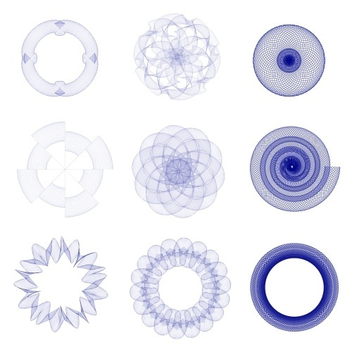 Guilloche 25xEPS Guilloche 25xEPS