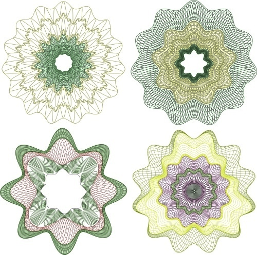 Guilloche 25xEPS Guilloche 25xEPS