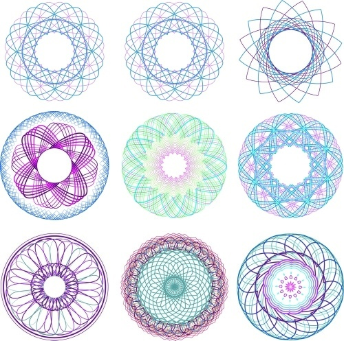 Guilloche 25xEPS Guilloche 25xEPS