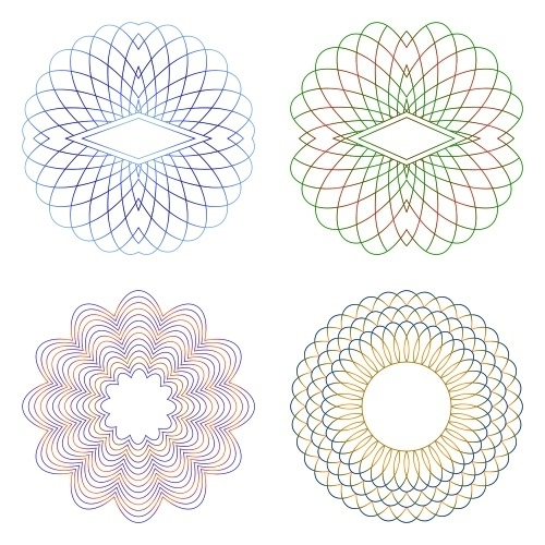 Guilloche 25xEPS Guilloche 25xEPS