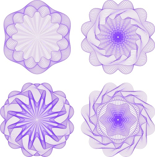 Guilloche 25xEPS Guilloche 25xEPS