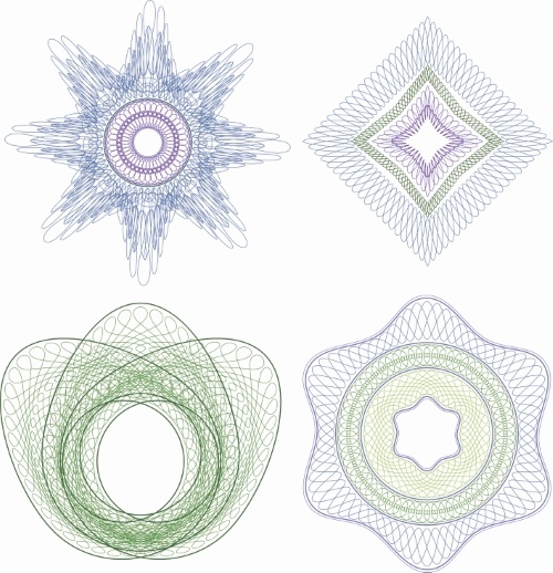 Guilloche 25xEPS Guilloche 25xEPS