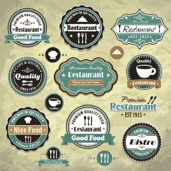 Food Design Elements 25xEPS