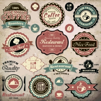 Food Design Elements 25xEPS