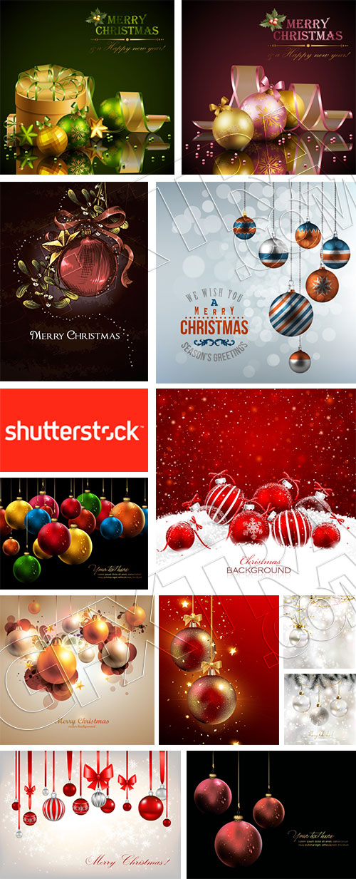 Christmas New Year Templates & Design Elements #1, 54xEPS