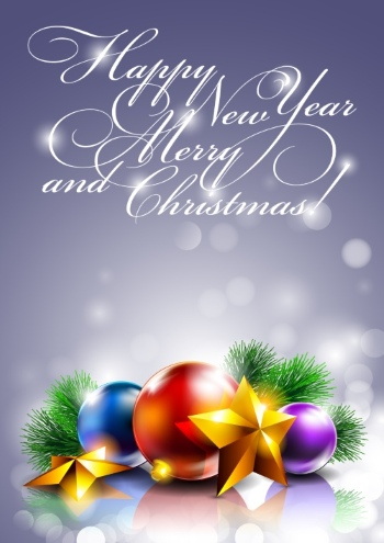 Christmas New Year Templates & Design Elements #1, 54xEPS