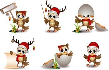 Christmas New Year Templates & Design Elements #2, 50xEPS