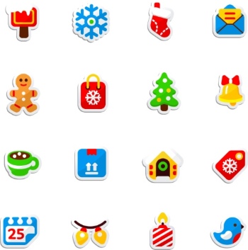 Christmas New Year Templates & Design Elements #2, 50xEPS