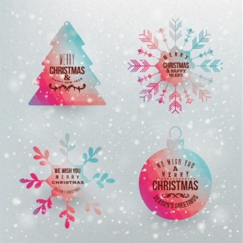 Christmas New Year Templates & Design Elements #2, 50xEPS