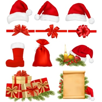 Christmas New Year Templates & Design Elements #2, 50xEPS