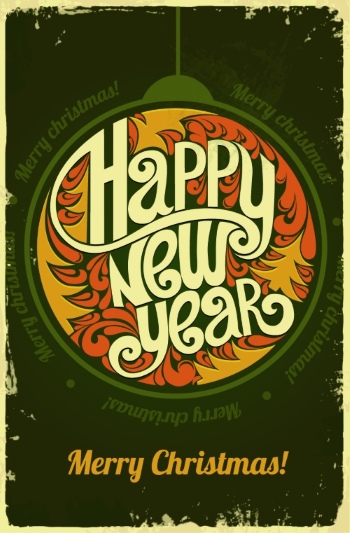 Christmas New Year Templates & Design Elements #3, 50xEPS