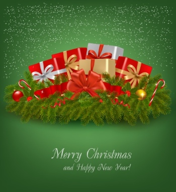 Christmas New Year Templates & Design Elements #5, 50xEPS