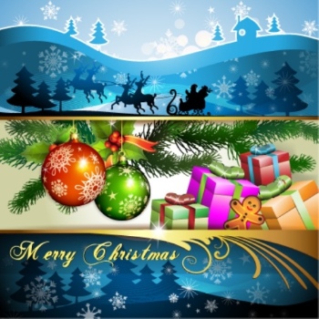 Christmas New Year Templates & Design Elements #6, 50xEPS