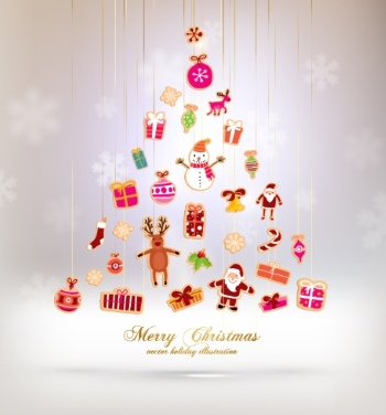 Christmas New Year Templates & Design Elements #7, 50xEPS