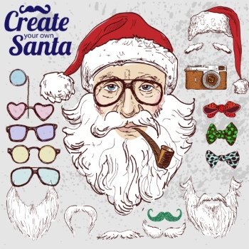 Christmas New Year Templates & Design Elements #7, 50xEPS