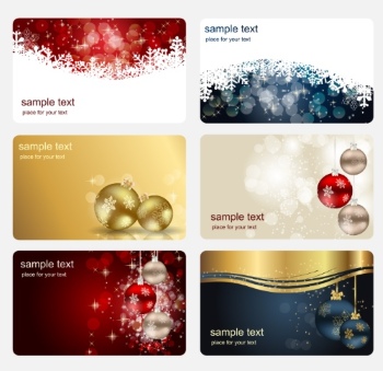 Christmas New Year Templates & Design Elements #8, 50xEPS