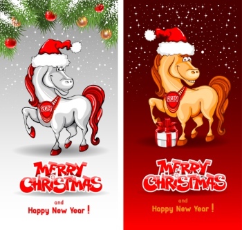 Christmas New Year Templates & Design Elements #8, 50xEPS