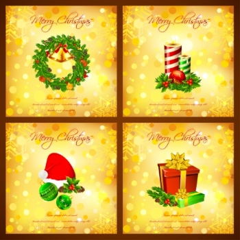 Christmas New Year Templates & Design Elements #8, 50xEPS
