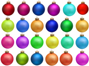 New Year Christmas Ornaments & Backgrounds 60xJPG