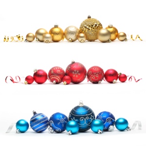 New Year Christmas Ornaments & Backgrounds 60xJPG