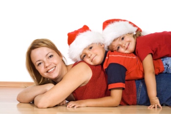 Santa Kids & Christmas Family 55xJPG