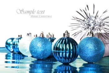 Christmas Ornamental Elements on White Backgrounds 72xJPG