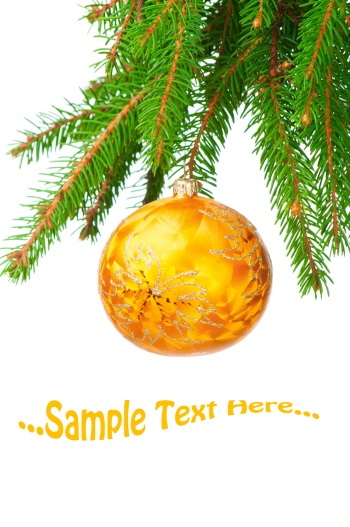 Christmas Ornamental Elements on White Backgrounds 72xJPG