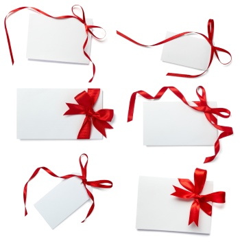 Christmas Ornamental Elements on White Backgrounds 72xJPG