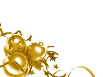 Christmas Ornamental Elements on White Backgrounds 72xJPG