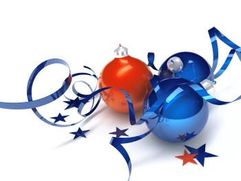 Christmas Ornamental Elements on White Backgrounds 72xJPG