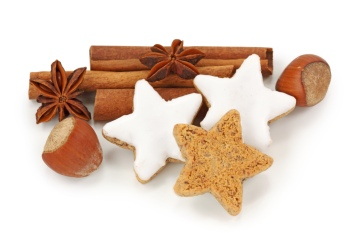 Christmas Ornamental Elements on White Backgrounds 72xJPG