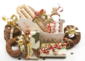 Christmas Ornamental Elements on White Backgrounds 72xJPG