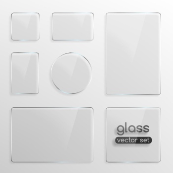 Glass Banners, Plates & Backgrounds 15xEPS Glass Banners, Plates & Backgrounds 15xEPS